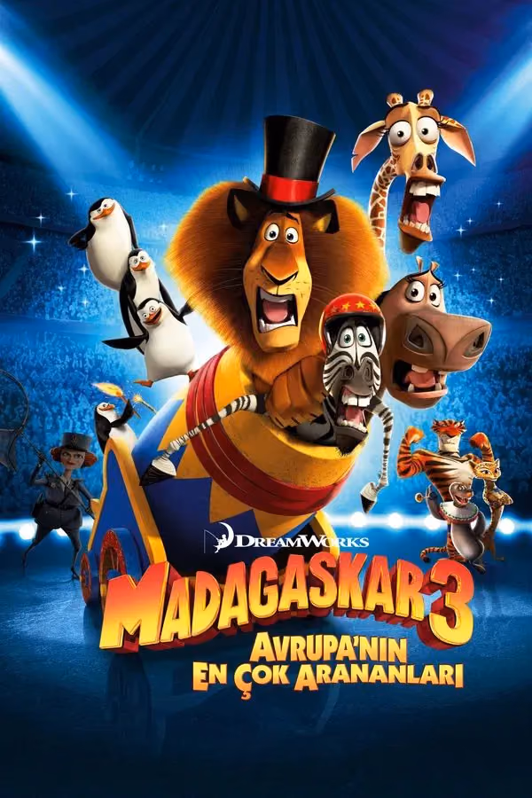 Madagaskar 3: Avrupa'nın En Çok Arananları (2012)