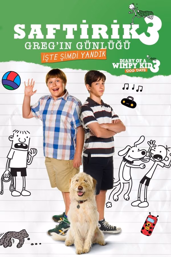 Saftirik Greg'in Günlüğü: İşte Şimdi Yandık - Diary of a Wimpy Kid Dog Days (2012)